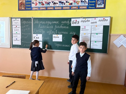 Открытый урок по русскому языку во 2 г классе.